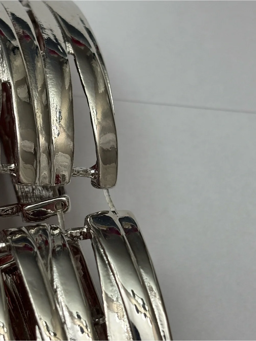 Silver-Tone Multi-Band Stretch Bracelet - Women Jewelry
